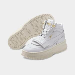 NWB Puma Deva Boot Women's White Lifestyle Sneakers Shoes Size 6